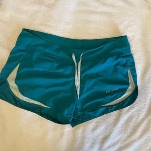 Patagonia Women’s Strider Running Shorts Medium Teal Blue